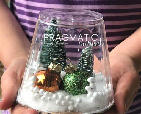 How To Make A Waterless Snow Globe Quick And Easy