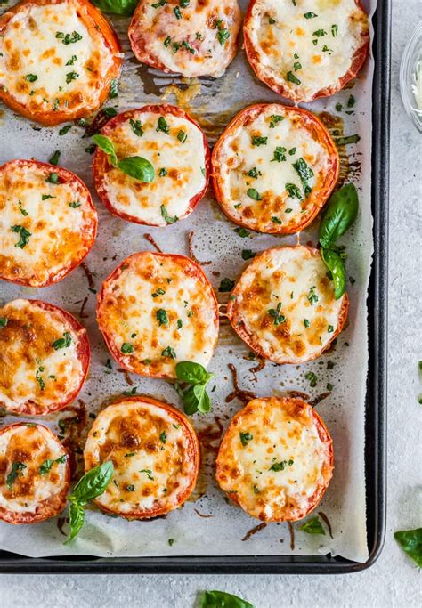 Baked Tomatoes With Mozzarella And Parmesan Video