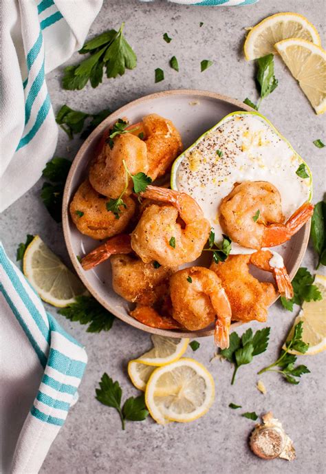 Beer Battered Fried Shrimp Appetizer Salt And Lavender