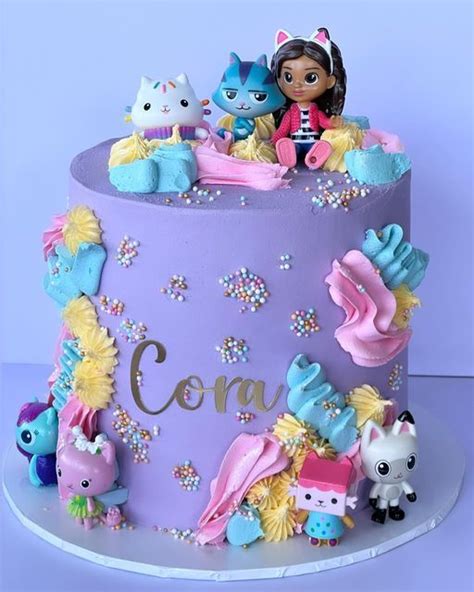 Ddbakes On Instagram This Very Cute Gabby Dollhouse Theme Cake Went