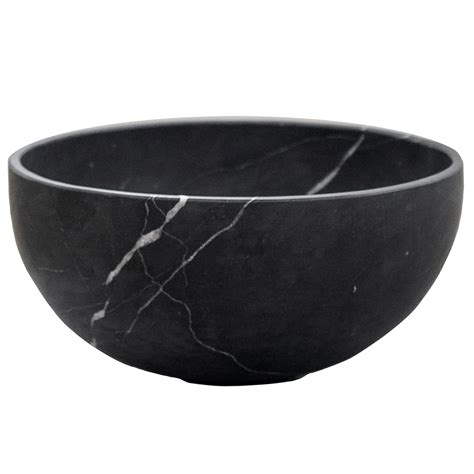 Menhir Black Marble Carved Bowl For Sale At 1stdibs