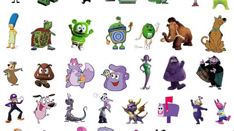 Purple Cartoon Network Characters