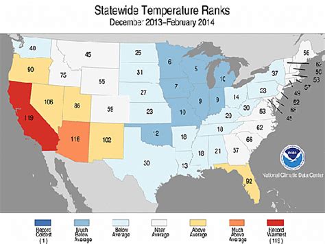 Numbing Numbers Us Had Coldest Winter In 4 Years