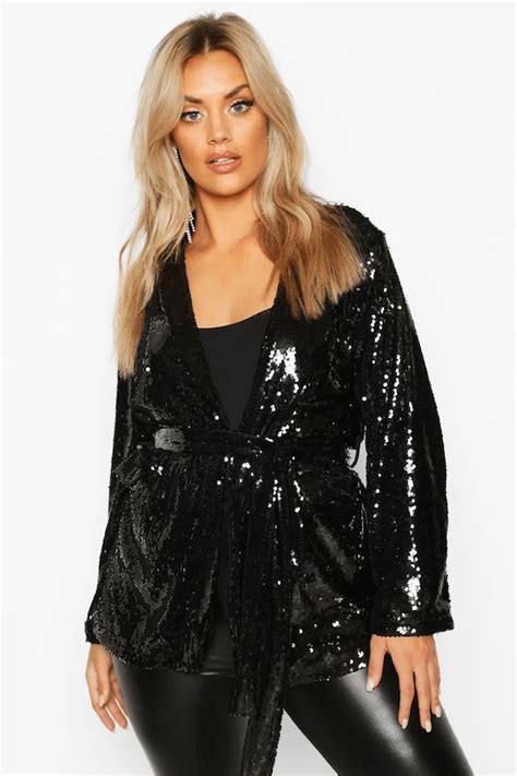 Plus Size Sequin Jackets To Shop 2020 Shopping Guide Sequin Jacket