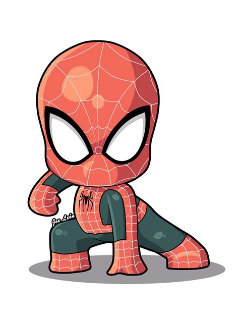 A Cartoon Spider Man Sitting On The Ground