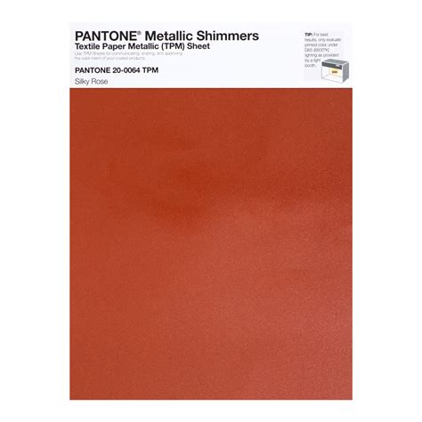 Buy Pantone Metallic Shimmer 20 0064 Silky Rose
