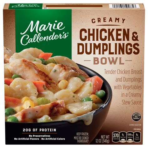 Save On Marie Callender S Creamy Chicken Dumplings Bowl Order Online Delivery Giant