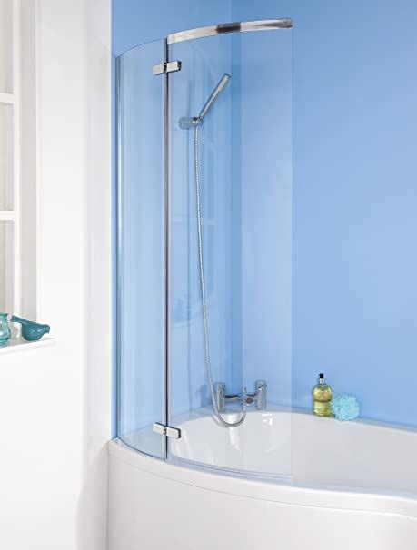 Veebath Brill 2 Panel Curved Screen For P Bath 1400x730mm Suitable For