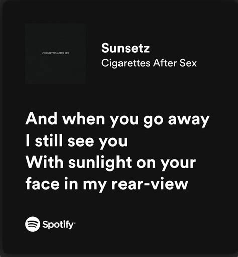 Dark Lyrics Sunset Lyrics Song Lyrics Cigerattes After Sex Lyric