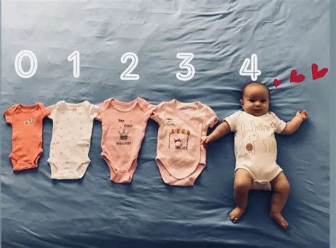 20 ideas para fotos de bebes mes a mes