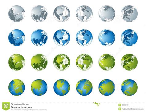 World Map, 3D Globe Series Royalty Free Stock Images - Image: 9343249