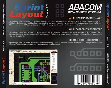 Sprint Layout 60 Pcb Design Abacom Elektronik Software
