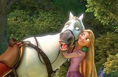 rapunzel disney princess maximus tangled horses pascal movies her visit open