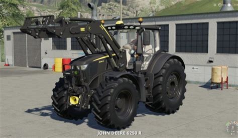 John Deere 6r Black Edition V1002 Ls 19 Farming Simulator 2022 Mod
