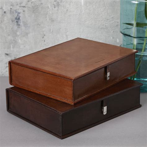Leather Box File By Life Of Riley