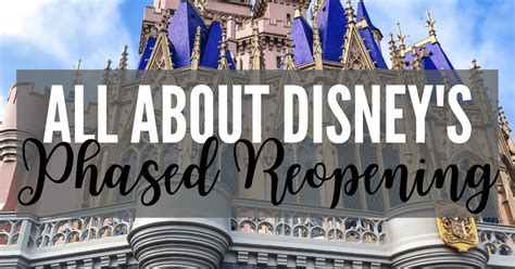 All About The Walt Disney World Phased Reopening And What Its Really