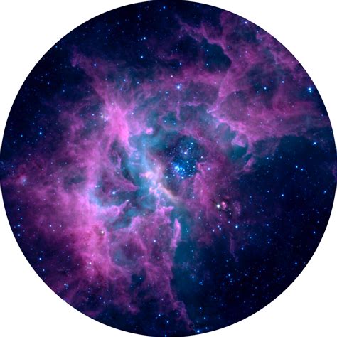💜 Clouds Space Galaxy Circle Background Cloud Stars A