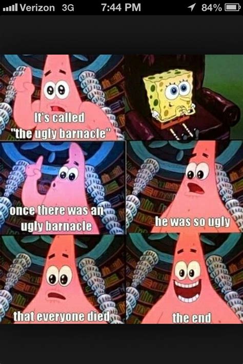 Best Bed Time Story Ever Funny Spongebob Memes Spongebob Funny