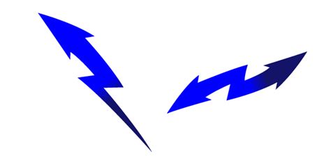 Blue Lightning Curseur Custom Cursor