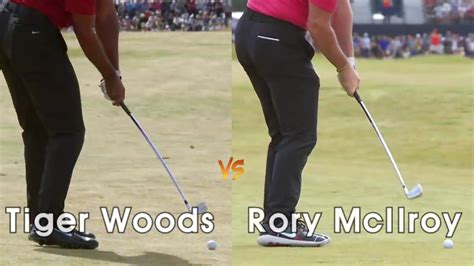 Tiger Woods Swing Iron Slow Motion Rory Mcilroy Iron Slow Motion 2018
