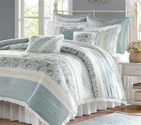 Madison Park Dawn Queen Size Bed Comforter Set