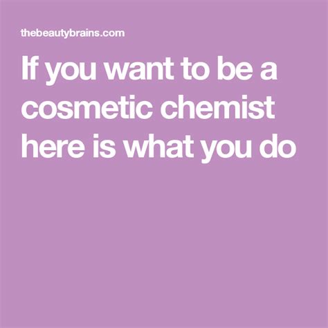 Pin On Science Behind Cosmetics