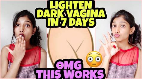 Lighten Up DARK VAGINAL AREA NATURALLY At Home In Days Works YouTube
