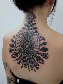 Amazing Floral Back And Neck Tattoo Best Tattoo Ideas And Designs