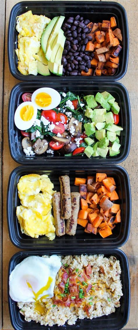 Make Ahead Breakfast Meal Prep Bowls 4 Ways Smile Sandwich