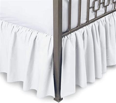 Victoria Bedding Frilled Valance Ruffled Bed Skirt With Split Corners