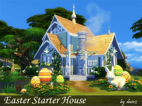The Sims Resource Easter Starter House By Dasie 2 • Sims 4 Downloads