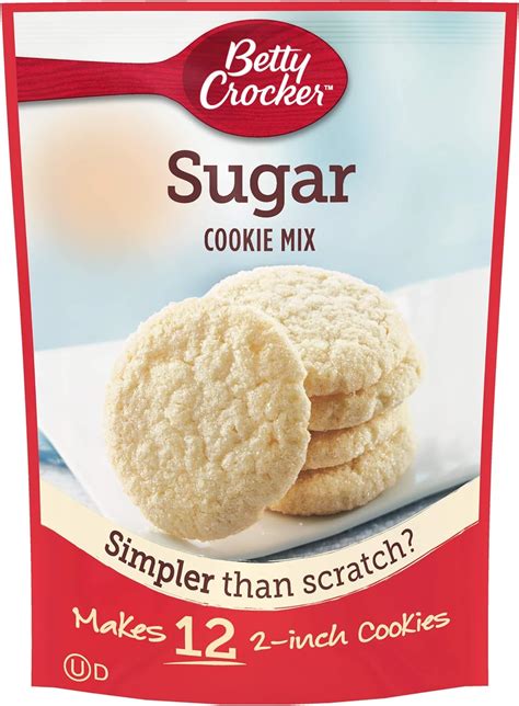 Betty Crocker Cookie Mix Sugar Snack Size 177g Amazonca Grocery