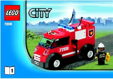 Visualizza Istruzioni Lego 7208 Fire Station Istruzioni Lego E