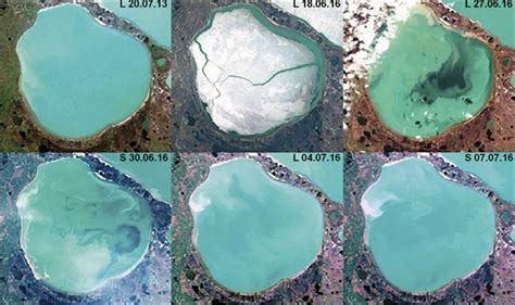 Photos Reveal Over 200 Bright Blue Arctic Lakes Have Started Bubbling