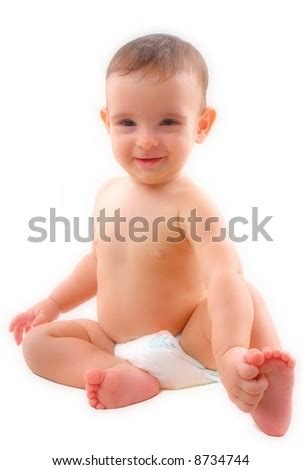 Naked Baby Boy Isolated On White Stock Photo 113930686 Shutterstock