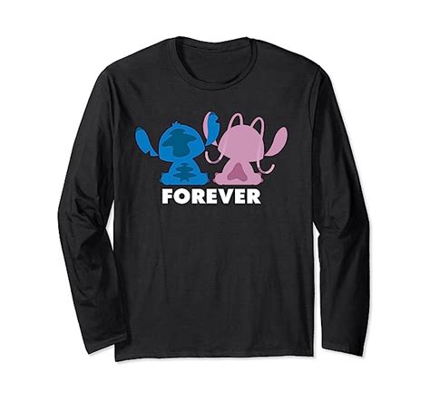 Disney Stitch And Angel Forever Long Sleeve T Shirt Clothing