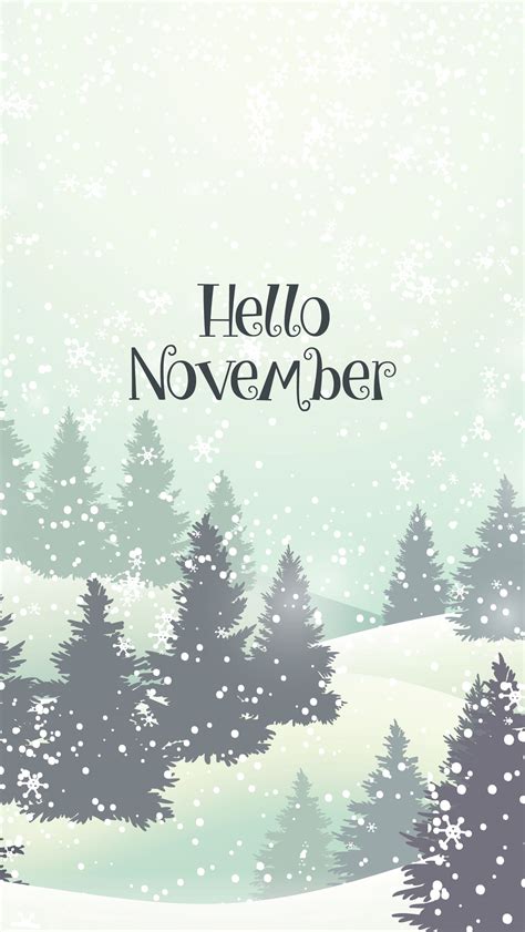 November Backgrounds Phone Wallpapers Calendar