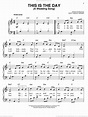 This Is The Day (A Wedding Song) sheet music for piano solo (PDF)