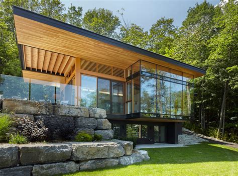 Modern Cottage In Penetanguishene Ontario Cottage House Designs