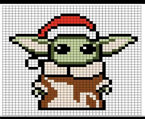 Pixel Art Star Wars Yoda 31 Idées Et Designs Pour Vous Inspirer En