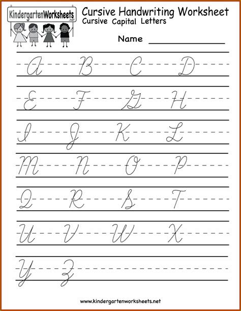 Cursive Writing Worksheets For Beginners Pdf Worksheet Resume Examples