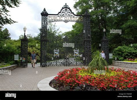 The Public Gardens In Halifax Ns Stock Photo Alamy