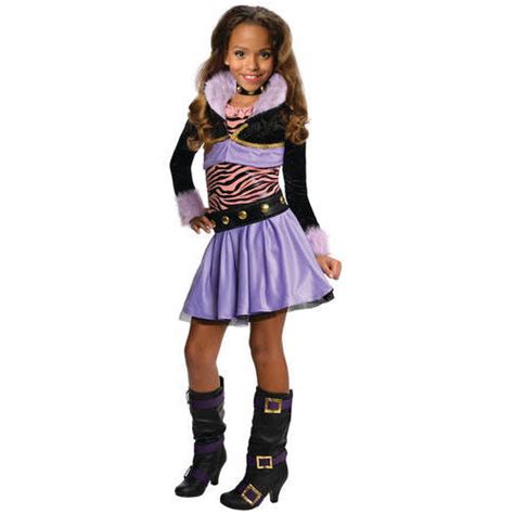 Sold by big apple discounts and ships from amazon. Monster High "Clawdeen Wolf" Deluxe Child Halloween ...