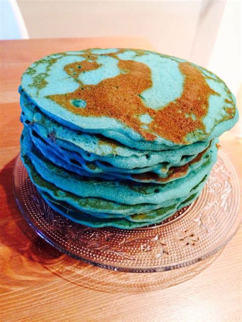 Blue Pancakes Recette