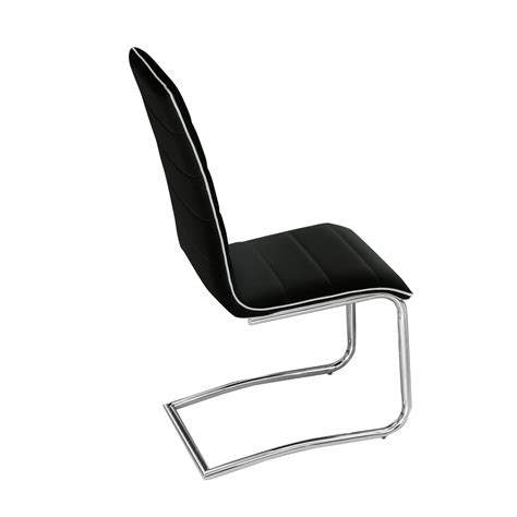 Modern Home Blackwhite Piping Dining Chair Free Next Day Delivery