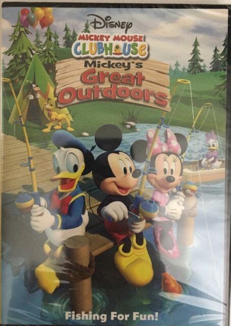 Mickey Mouse Clubhouse Mickeys Great Outdoors Dvd Rare Vintage Ship N