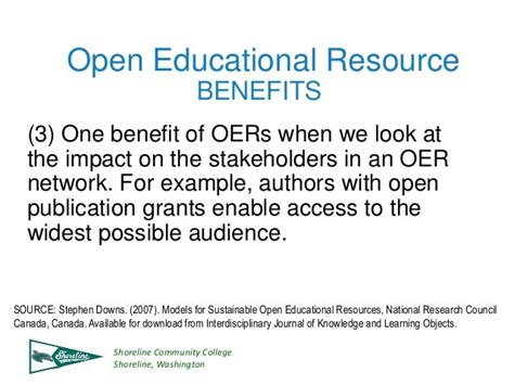 Open Educational Resource Benefits And Challenges