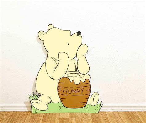 Classic Winnie The Pooh Party Prop Cut Out Classic Winnie Etsy