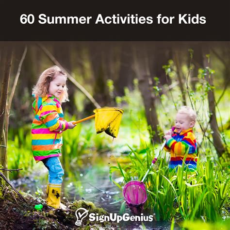 60 Summer Outdoor Activities For Kids Summer Activities For Kids