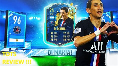 Obviously, with di maria having a 3 star wf, it would seem quite predictable that you are most likely every time to shoot with his left. ANGEL DI MARIA TOTS REVIEW !!! FUT 20 - YouTube